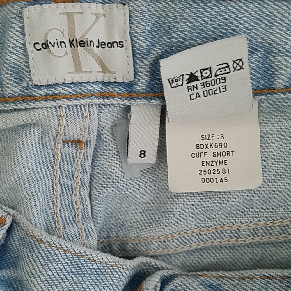 Vintage Calvin Klein Mom Blue Jean Shorts